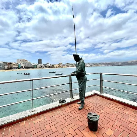 Tpl Exterior Studio, Freewifi, Near The Canteras Beach